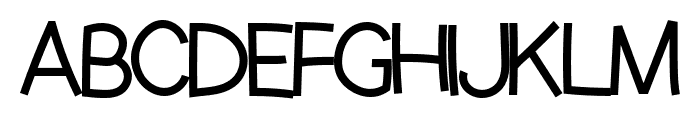 Creating Minimalist Font UPPERCASE