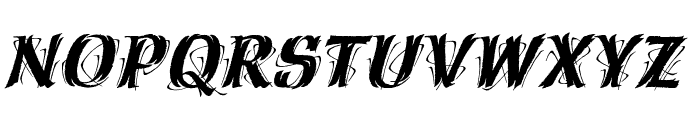 Creation Italic Font UPPERCASE