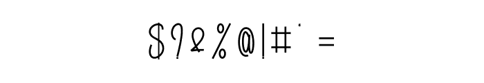 Creative Alphabet Font OTHER CHARS