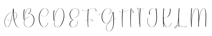 Creative Autography Font UPPERCASE