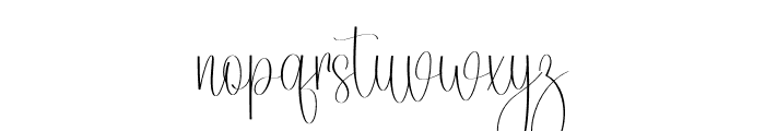 Creative Autography Font LOWERCASE