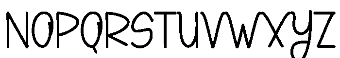 Creative Handmade Font UPPERCASE