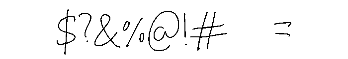 Creative Kids Font OTHER CHARS