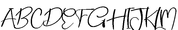 Creative Lettering Font UPPERCASE