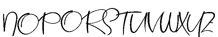 Creative Lettering Font UPPERCASE