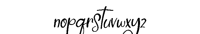 Creative Lettering Font LOWERCASE