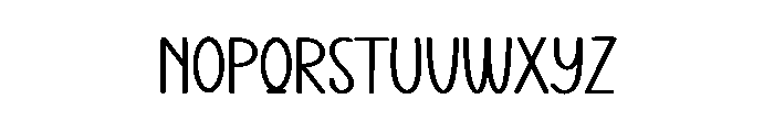 Creative Online Font LOWERCASE