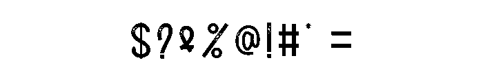 Creative Vintage1 Font OTHER CHARS