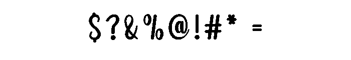 Creativenotes Font OTHER CHARS