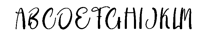 Creativenotes Font UPPERCASE