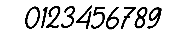 Creativo italic Italic Font OTHER CHARS