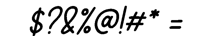 Creativo italic Italic Font OTHER CHARS