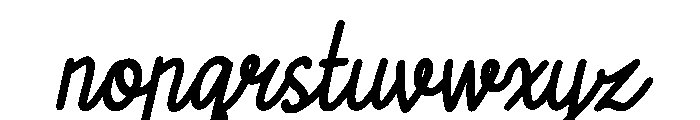 Creativo italic Italic Font LOWERCASE