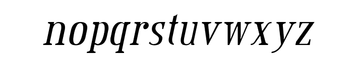 Credit Valley Italic Font LOWERCASE
