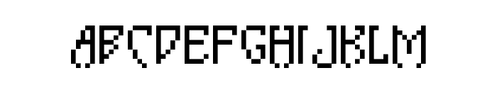 Creeper Pixel Regular Font UPPERCASE
