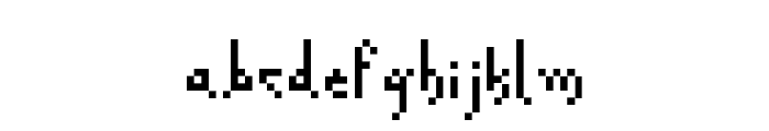 Creeper Pixel Regular Font LOWERCASE