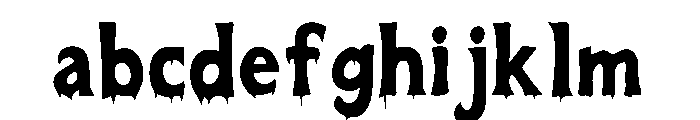 Creeps PERSONAL USE ONLY! FONT