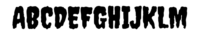 Creepster Font UPPERCASE