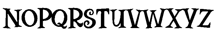 Creepy House PERSONAL USE PERSONAL USE ONLY Font UPPERCASE