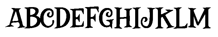 Creepy House PERSONAL USE PERSONAL USE ONLY FONT