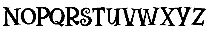 Creepy House PERSONAL USE PERSONAL USE ONLY Font LOWERCASE