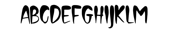 CreepyFace-Regular Font UPPERCASE
