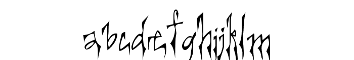 Creepygirl Font LOWERCASE