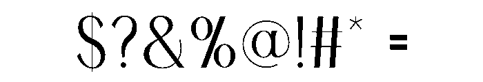 Cregan Font OTHER CHARS