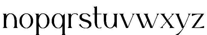 Cregan Font LOWERCASE