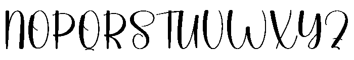 Crestore Font UPPERCASE