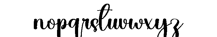Crestore Font LOWERCASE