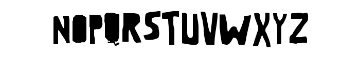 CrewHassan Positive Condesed Font UPPERCASE