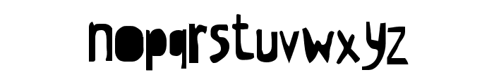 CrewHassan Positive Condesed Font LOWERCASE