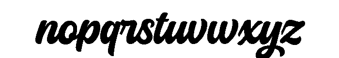 Cricket1 Font LOWERCASE