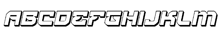 Crimson Destroyer 3D Italic FONT