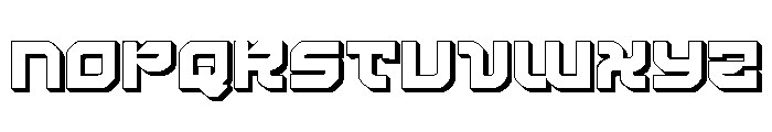 Crimson Destroyer 3D Font UPPERCASE