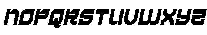 Crimson Destroyer Condensed It Font LOWERCASE