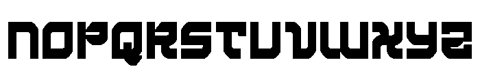 Crimson Destroyer Condensed Font UPPERCASE