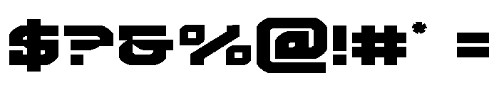 Crimson Destroyer Expanded Font OTHER CHARS