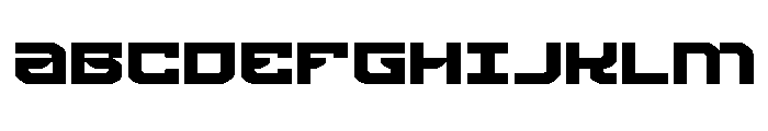 Crimson Destroyer Expanded Font UPPERCASE