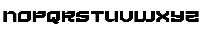 Crimson Destroyer Expanded Font LOWERCASE