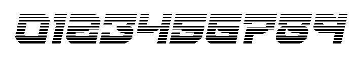 Crimson Destroyer Gradient Ita Font OTHER CHARS