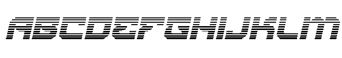 Crimson Destroyer Gradient Ita FONT