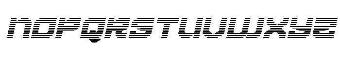 Crimson Destroyer Gradient Ita Font LOWERCASE