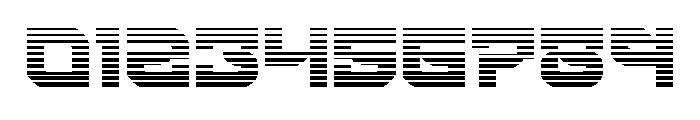Crimson Destroyer Gradient Font OTHER CHARS