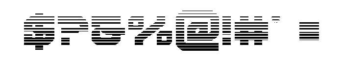 Crimson Destroyer Gradient Font OTHER CHARS