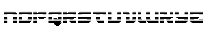 Crimson Destroyer Gradient Font UPPERCASE
