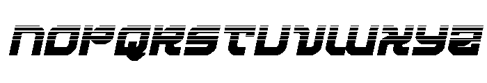 Crimson Destroyer Halftone Ita Font UPPERCASE