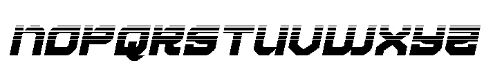 Crimson Destroyer Halftone Ita Font LOWERCASE