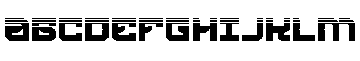 Crimson Destroyer Halftone Font UPPERCASE